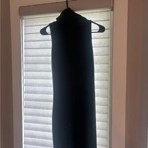 Autumn Cashmere Black Sheath Cocktail Dress